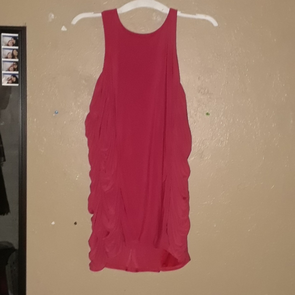 Hot pink tank